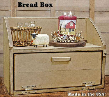 Bread Box w/Shelf - The Fox Decor